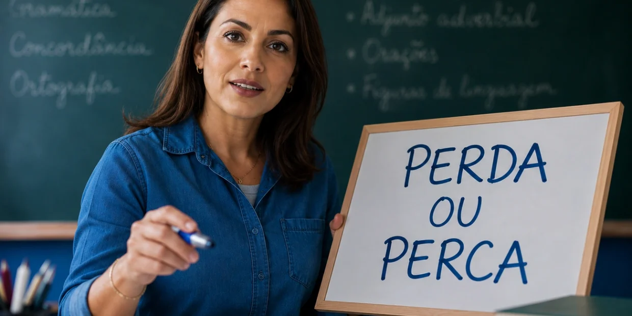 Aprenda agora a diferença entre perca e perda em português