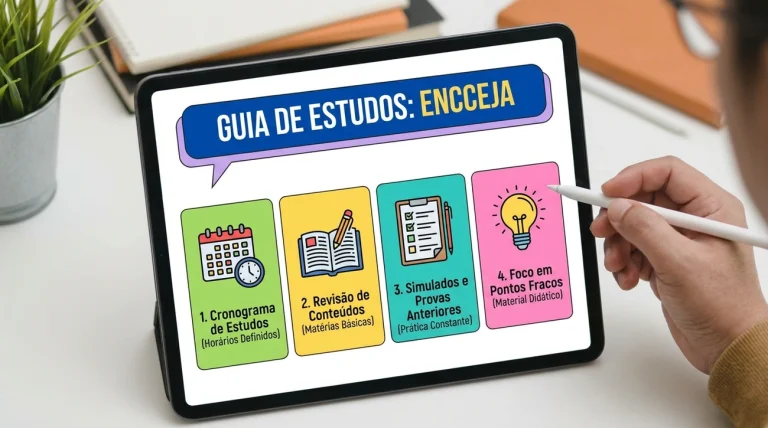 Aprenda a organizar sua rotina de estudos agora e passe no Encceja